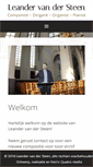 Mobile Screenshot of leandervandersteen.nl
