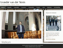 Tablet Screenshot of leandervandersteen.nl
